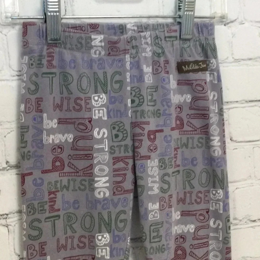 Like New Matilda Jane size 6 Be Strong Ruffle Leggings - Picture 2 of 5